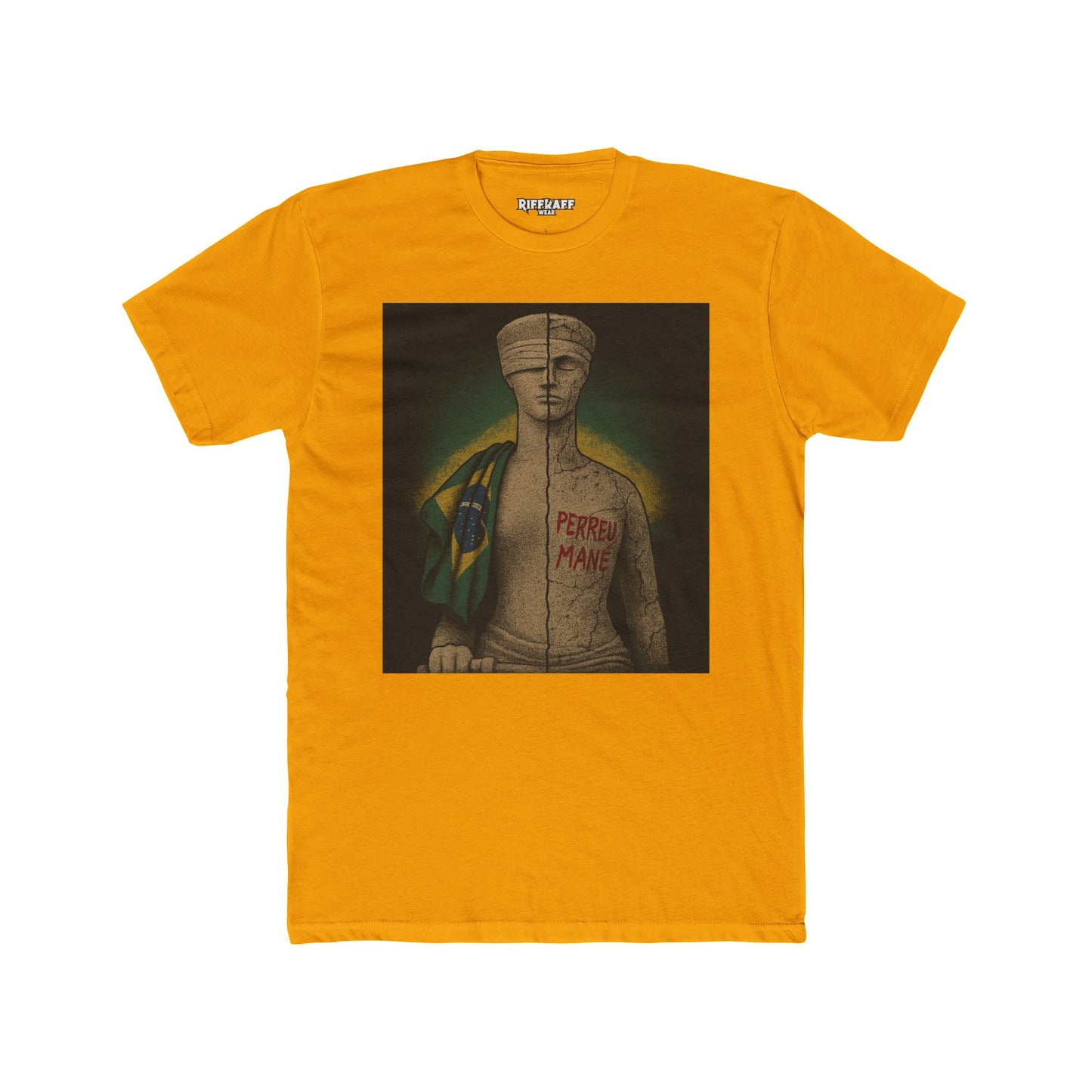 Brazilian Culture Unisex Cotton Crew Tee - Perreu Mane - Riff Raff Wear - Political Art