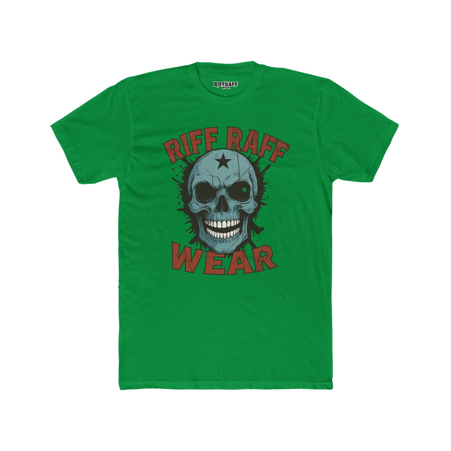 Skull Graphic Unisex Cotton Crew Tee Riff Raff Wear