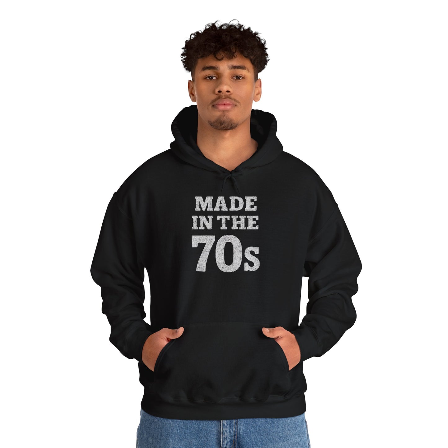 Retro 70s Unisex Hooded Sweatshirt - Made in the 70s - Riff Raff Wear