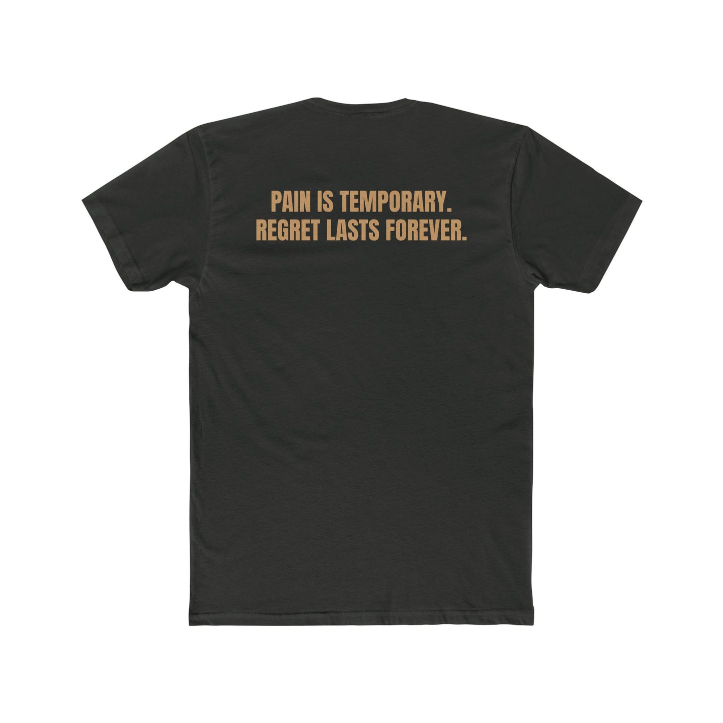 Motivational Fitness Crew Tee - Flexecution & Pain is Temporary Design - Riff Raff Wear