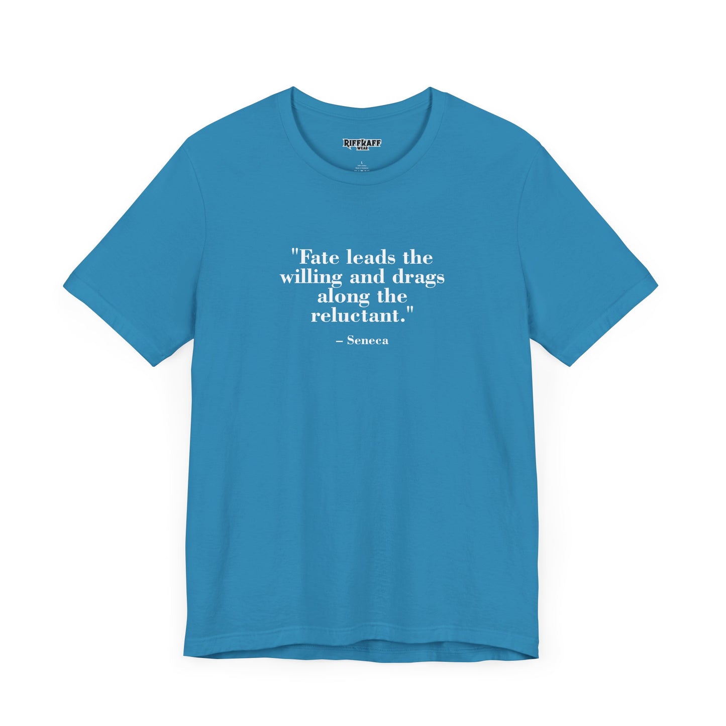 Fate leads the willing and drags along the reluctant - Unisex Jersey Short Sleeve Tee Mind Forge -Raff Raff Wear