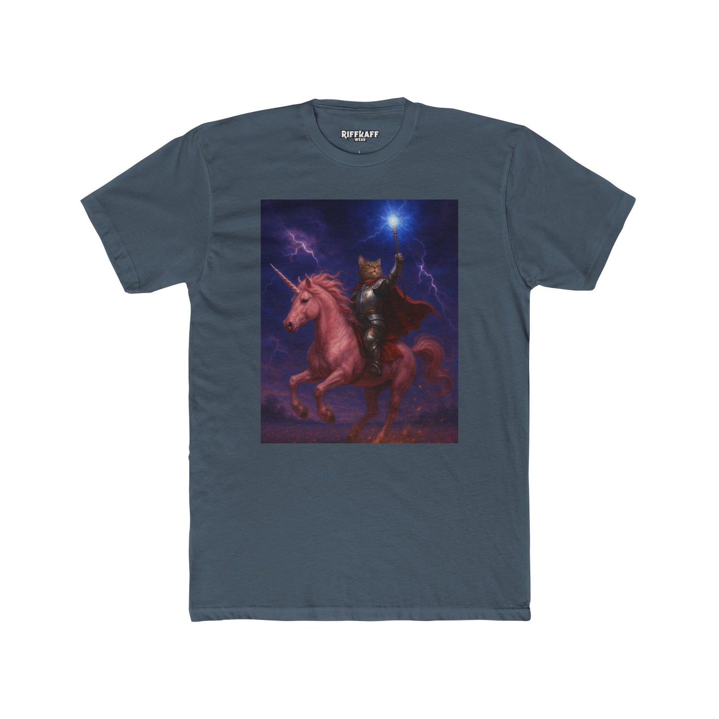 Epic Unicorn Warrior Unisex Cotton Crew Tee – Fantasy Tee for Animal Lovers - Riff Raff Wear
