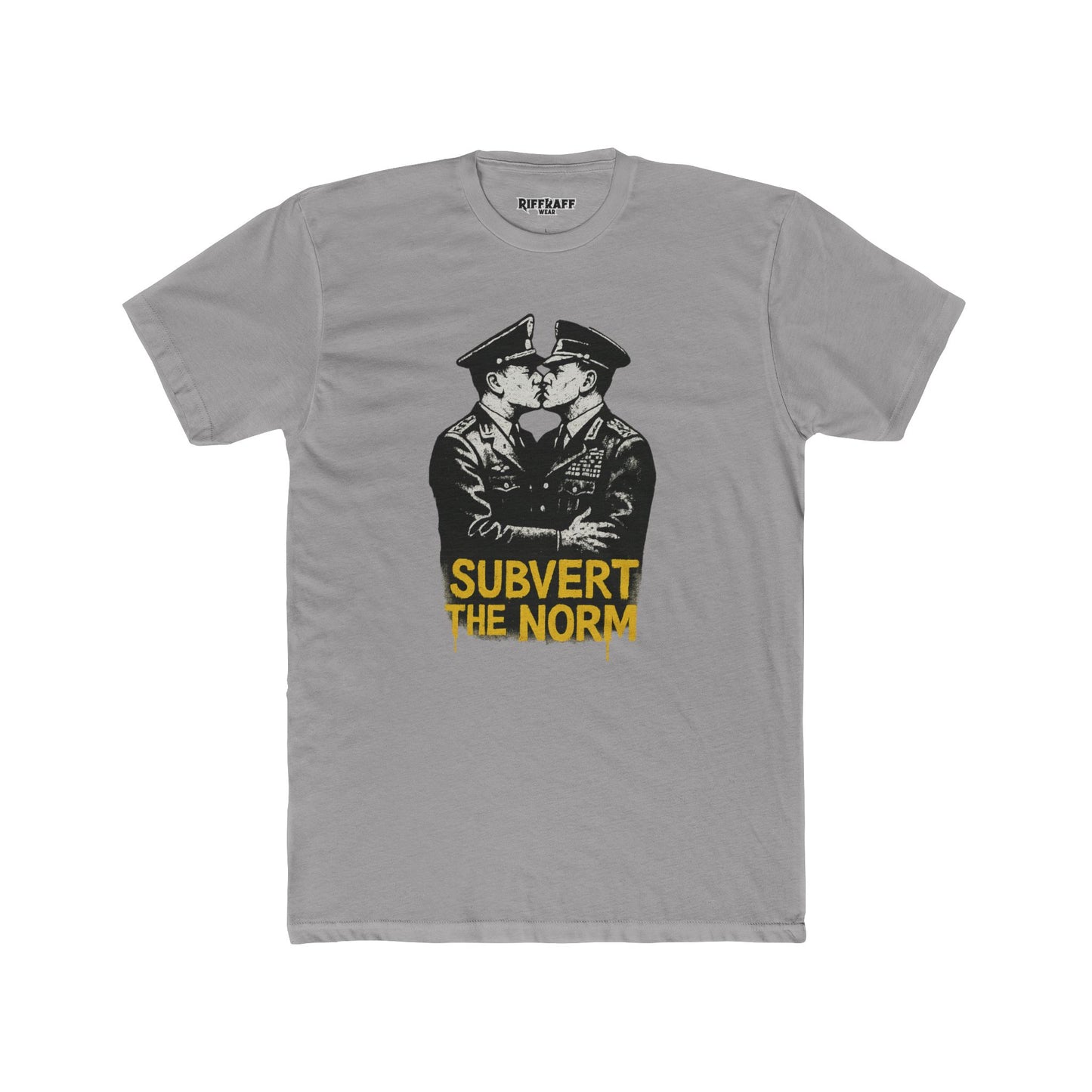 Unisex Cotton Crew Tee - "Subvert The Norm" Riff Raff Wear
