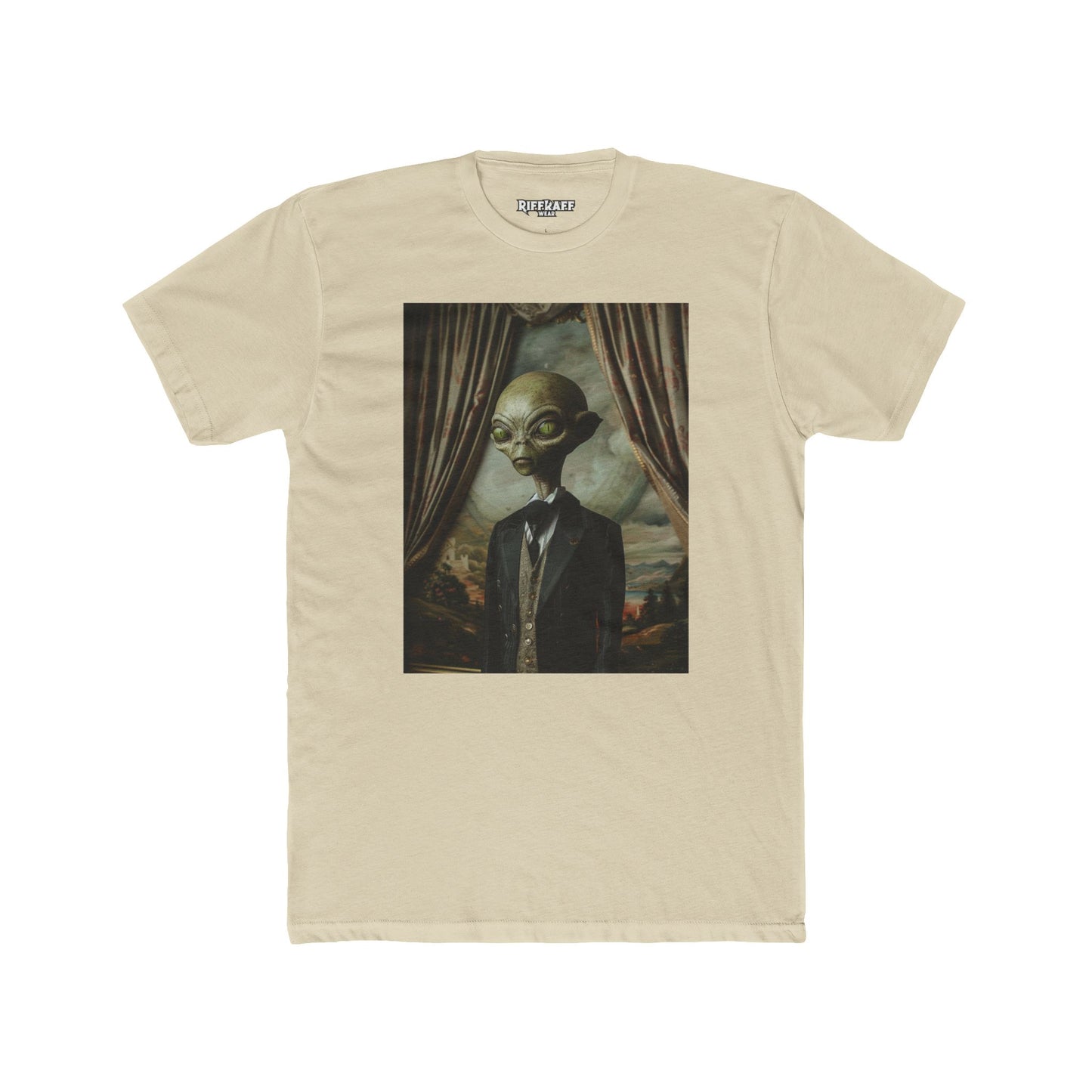 Alien Art Unisex Cotton Crew Tee - Stylish & Unique - Riff Raff Wear