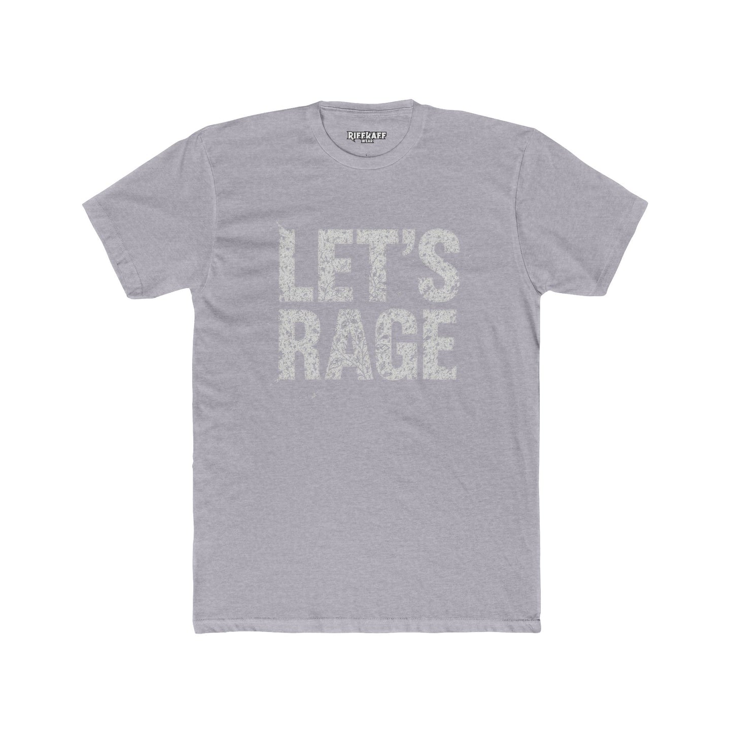 Unisex Cotton Crew Tee - Let's Rage Graphic T-Shirt for Music Lovers - Riff Raff Wear