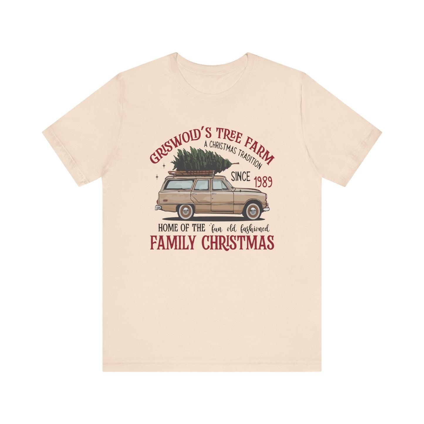 Family Christmas Tree Farm Tee, Unisex Holiday T-Shirt, Perfect for Christmas Celebrations, Gift for Tree Farmers, Cozy Holiday Vibes - Riff Raff Wear