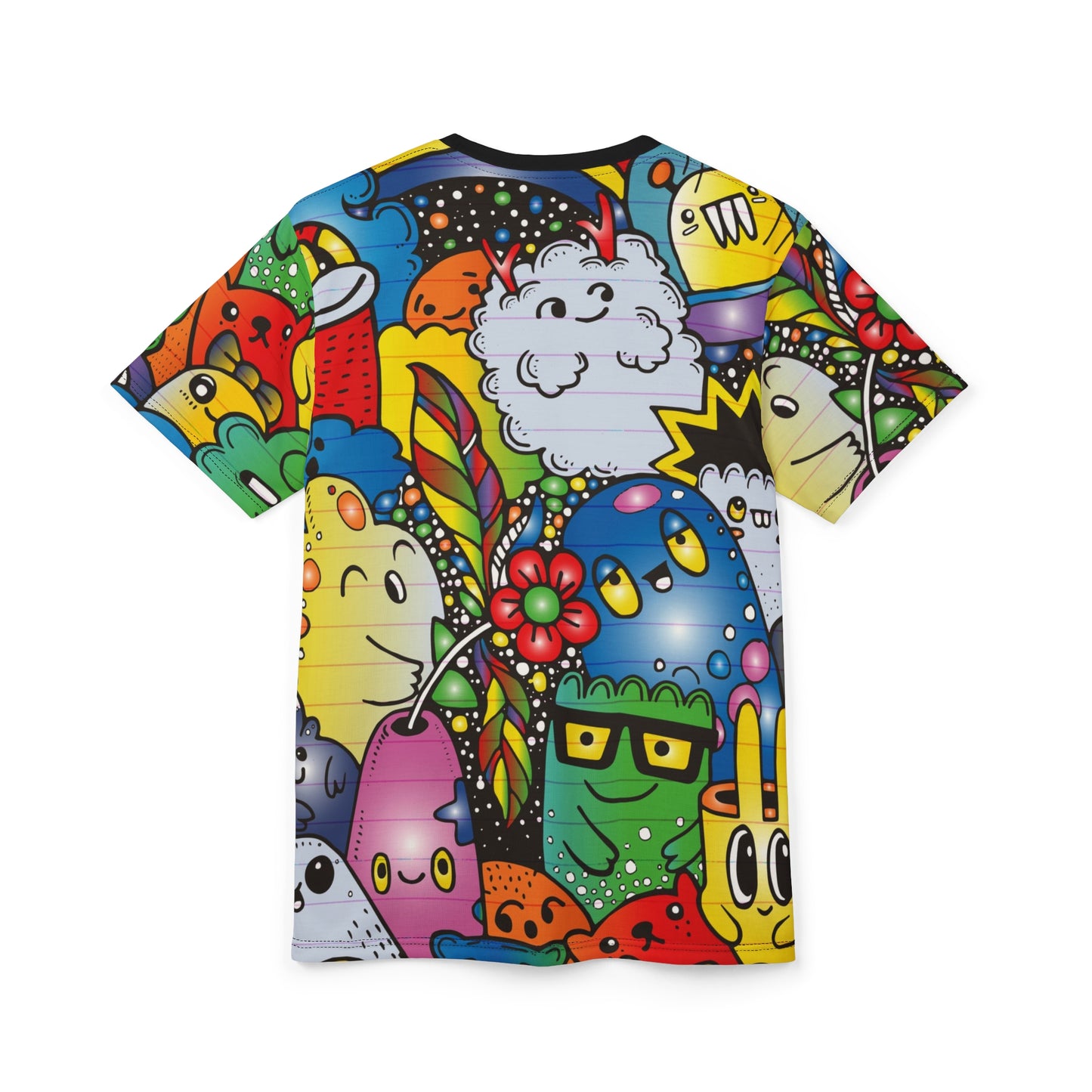 Streetwear - Doodle Me - Unisex Cut & Sew Tee (AOP) - Riff Raff Wear