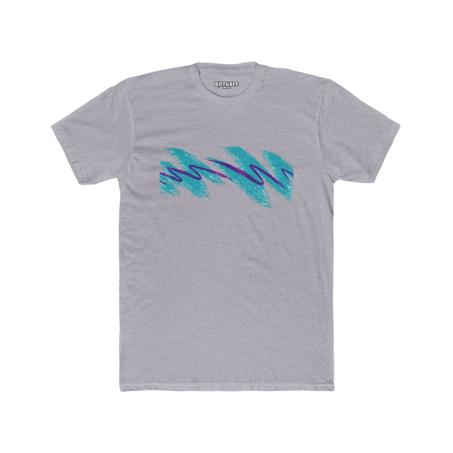 Retro Wave Unisex Cotton Crew Tee - Perfect for Casual Vibes - Riff Raff Wear