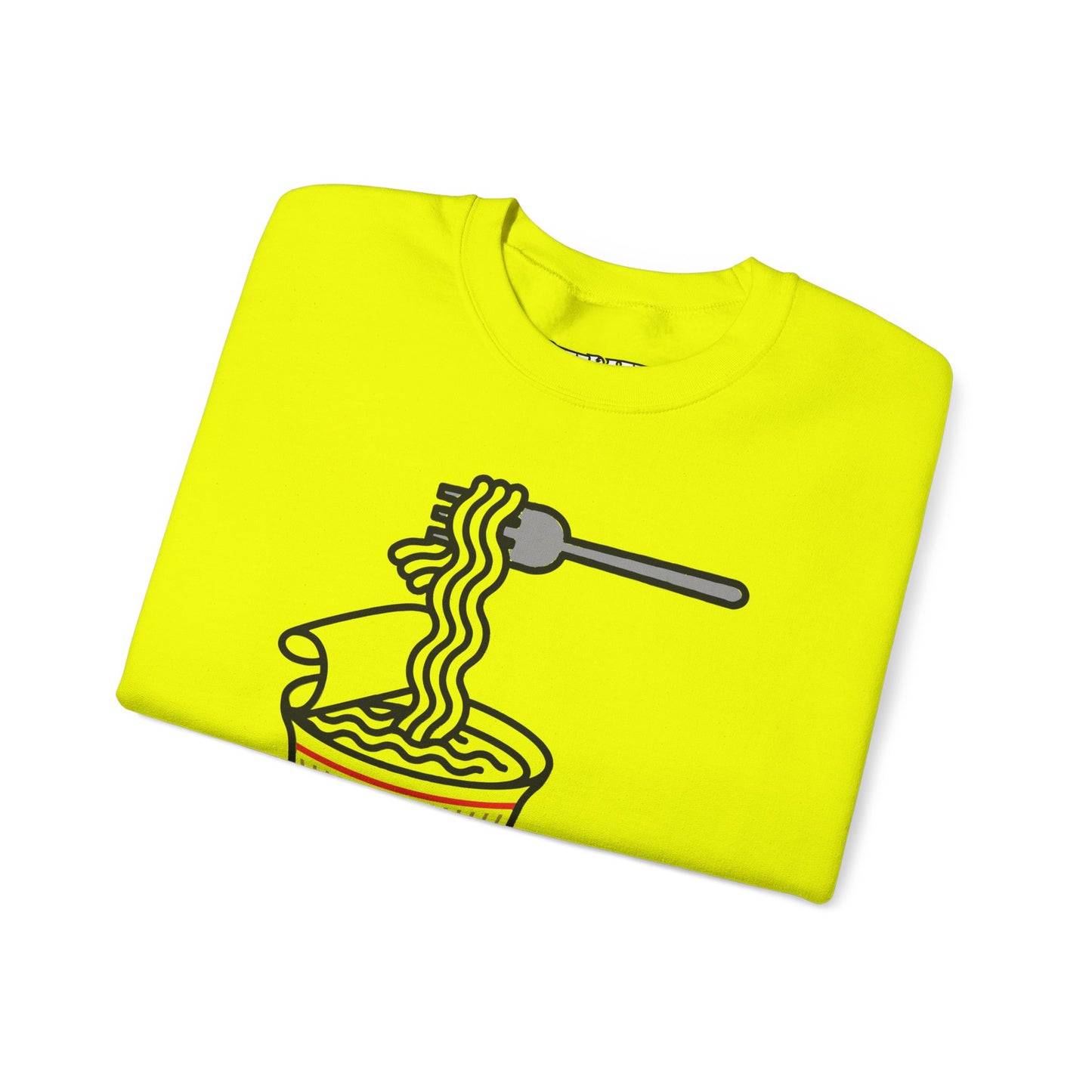 Parody Logo Series - Sup Nerdles? Instant Noodles Sweatshirt - Unisex Heavy Blend™ Crewneck - Riff Raff Wear