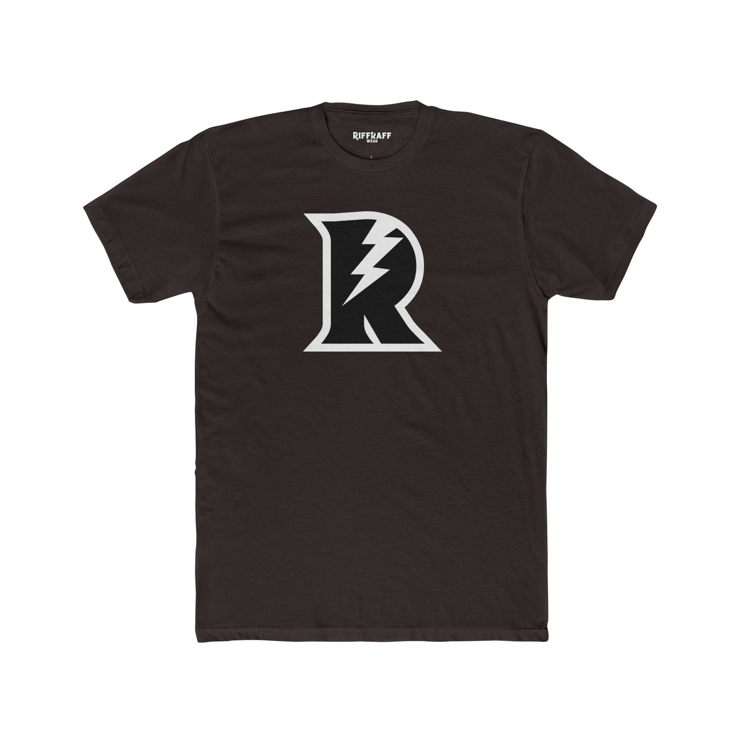 Unisex Cotton Crew Tee - Bold 'R' Lightning Logo - Casual Graphic T-Shirt - Riff Raff Wear