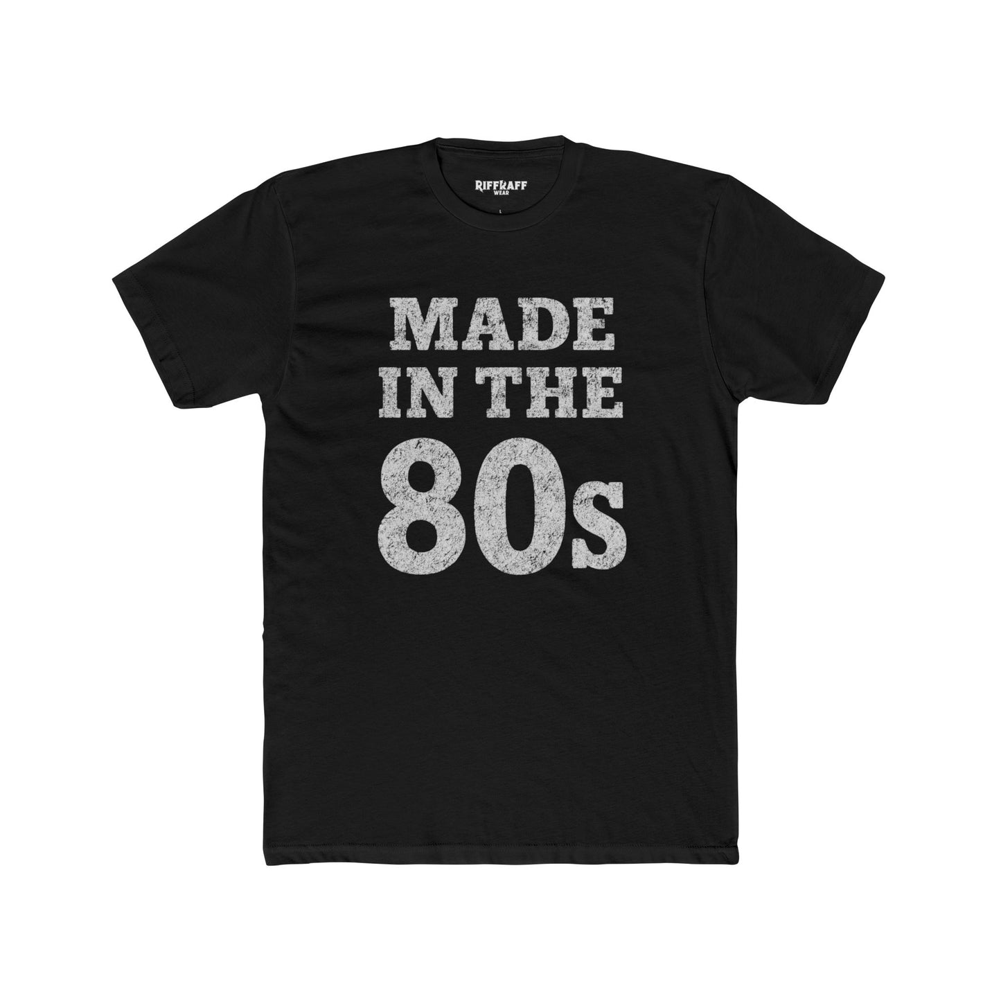 Made in the 80s Unisex Cotton Crew Tee - Nostalgic Vintage T-Shirt - Riff Raff Wear
