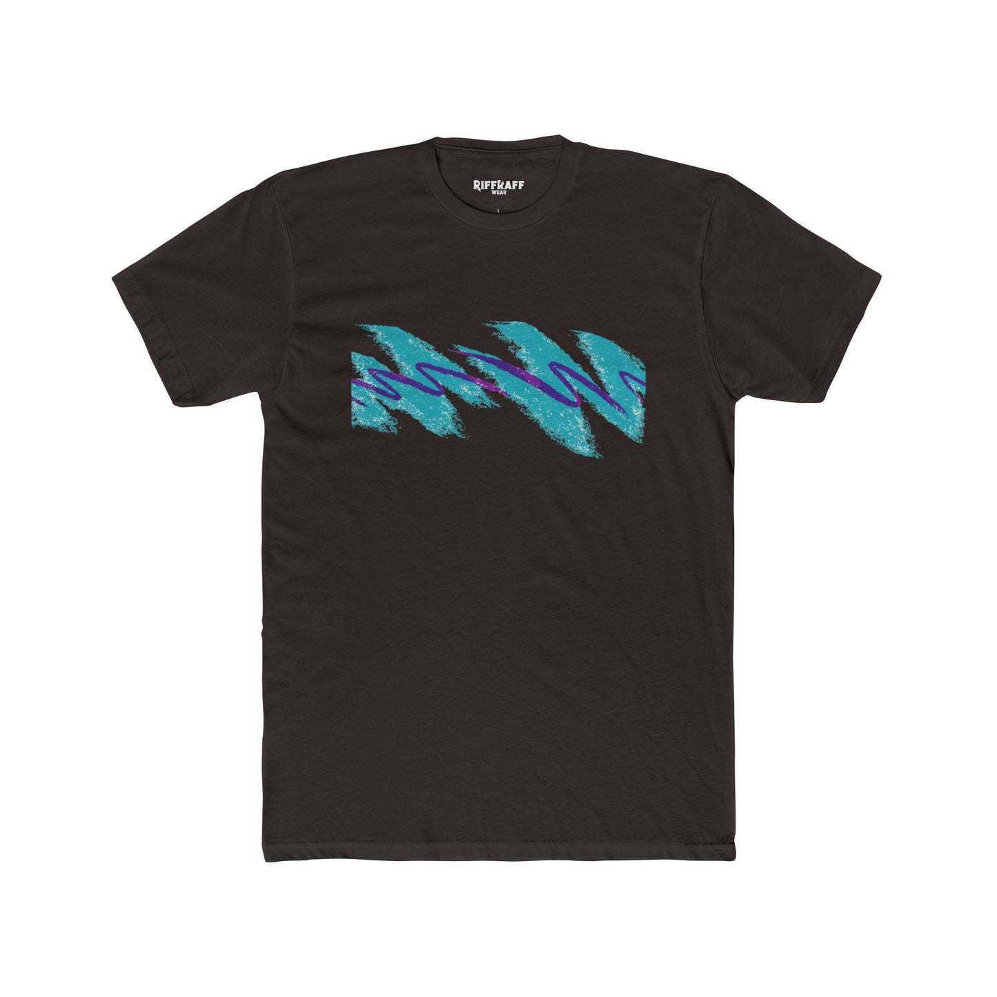 Retro Wave Unisex Cotton Crew Tee - Perfect for Casual Vibes - Riff Raff Wear