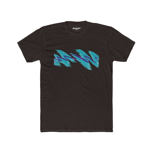 Retro Wave Unisex Cotton Crew Tee - Perfect for Casual Vibes - Riff Raff Wear
