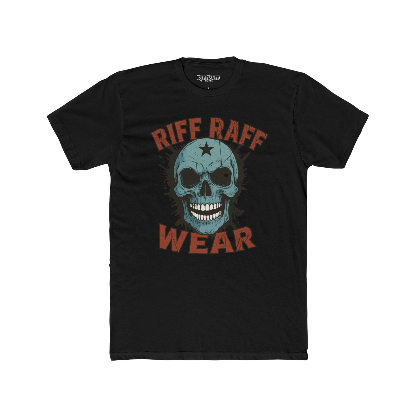 Skull Graphic Unisex Cotton Crew Tee Riff Raff Wear