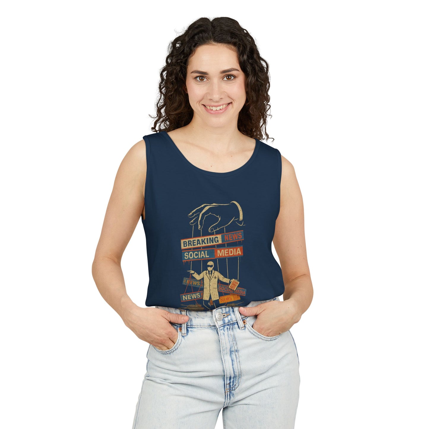 Graphic Unisex Tank Top - 'Truth is a Virus' - Riff Raff Wear
