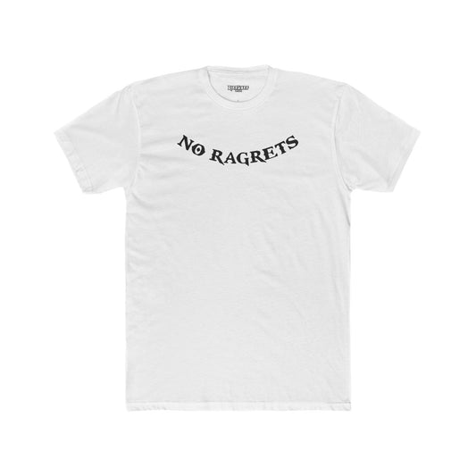 No Ragrets Unisex Cotton Crew Tee - Casual Graphic T-Shirt for Everyday Wear - Riff Raff Wear