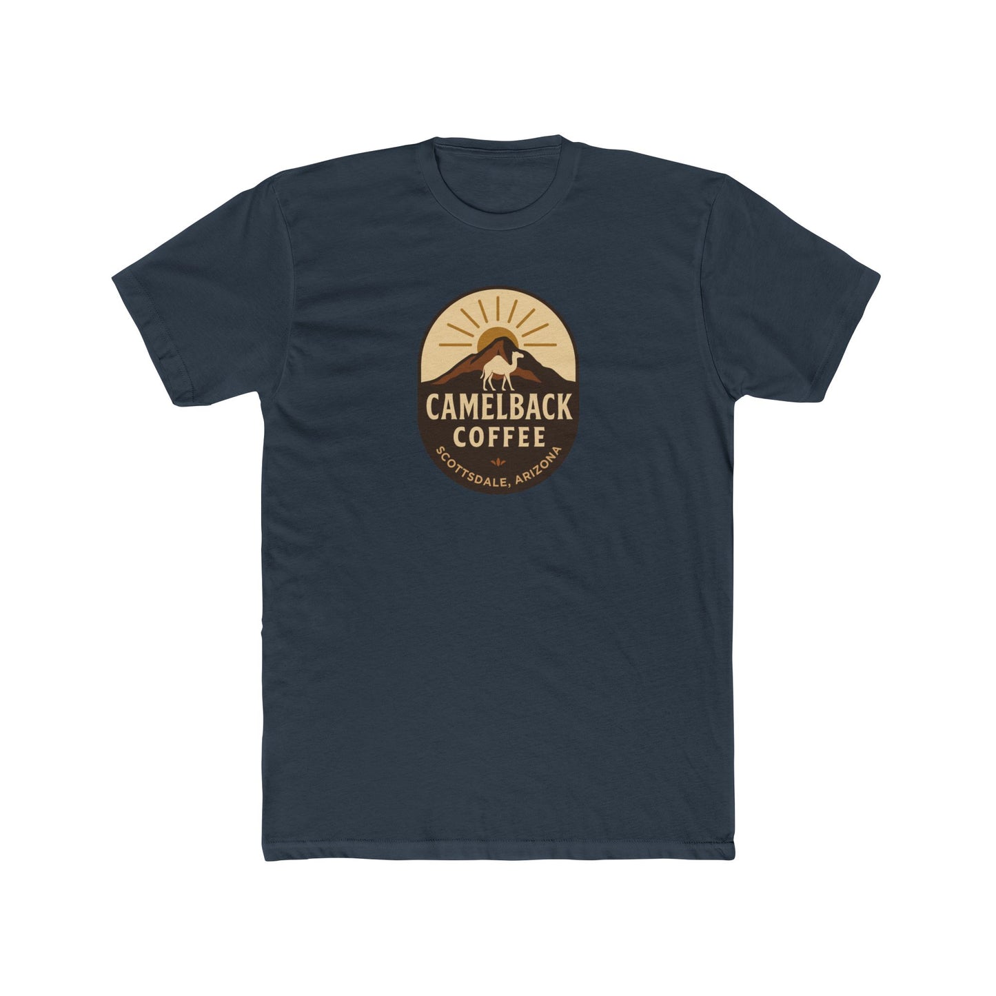 Coffee Lover Unisex Cotton Crew Tee, Casual Shirt, Vintage Coffee Camelback Coffee Old Town Scottsdale