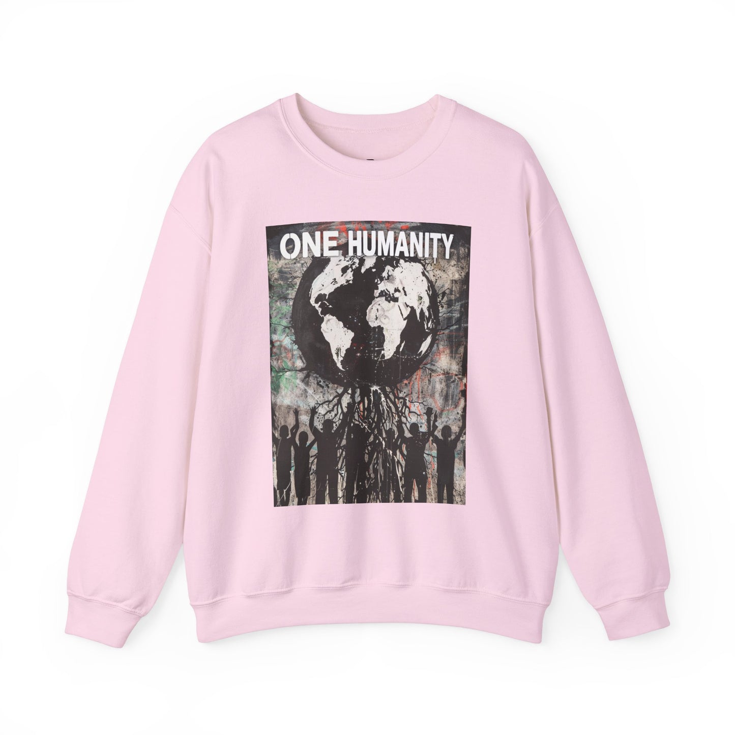 One Humanity Unisex Crewneck Sweatshirt - Comfortable & Stylish - Riff Raff Wear
