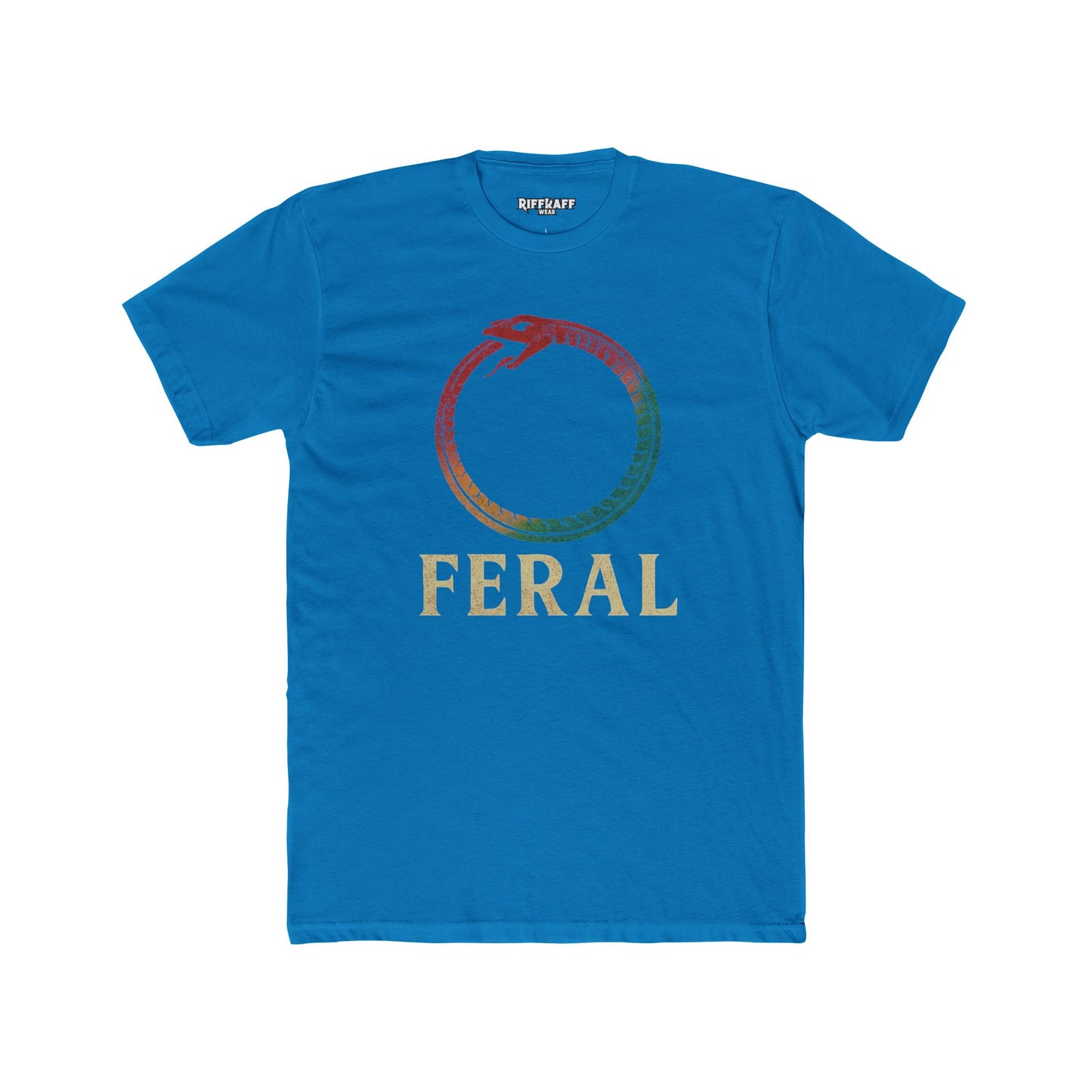 Feral Unisex Cotton Crew Tee – Nature-Inspired Graphic T-Shirt - Riff Raff Wear