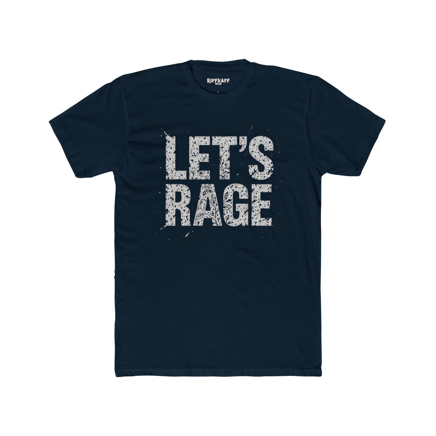 Unisex Cotton Crew Tee - Let's Rage Graphic T-Shirt for Music Lovers - Riff Raff Wear