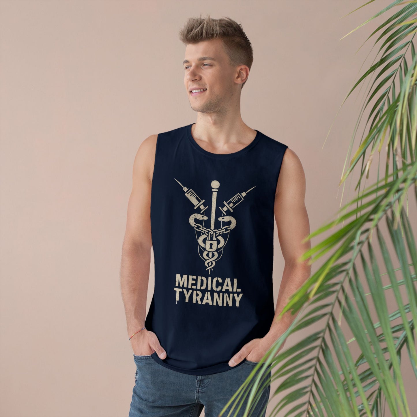 Unisex Medical Tyranny Tank - Bold Statement Tee for Healthcare Awareness - Riff Raff Wear