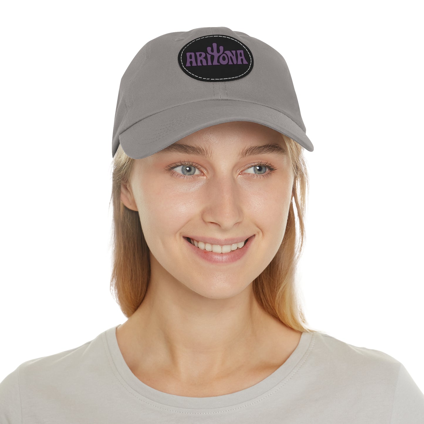 Arizona Dad Hat with Leather Patch - Casual & Stylish Cap