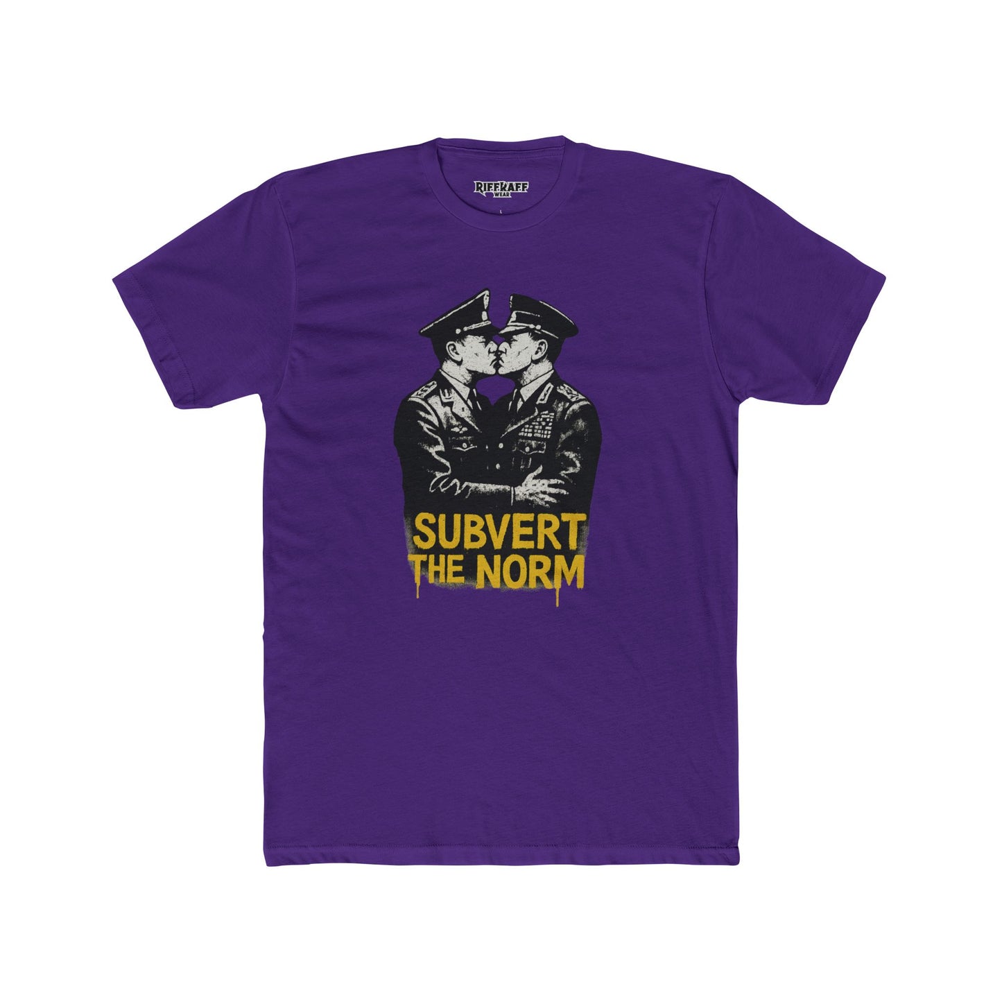 Unisex Cotton Crew Tee - "Subvert The Norm" Riff Raff Wear