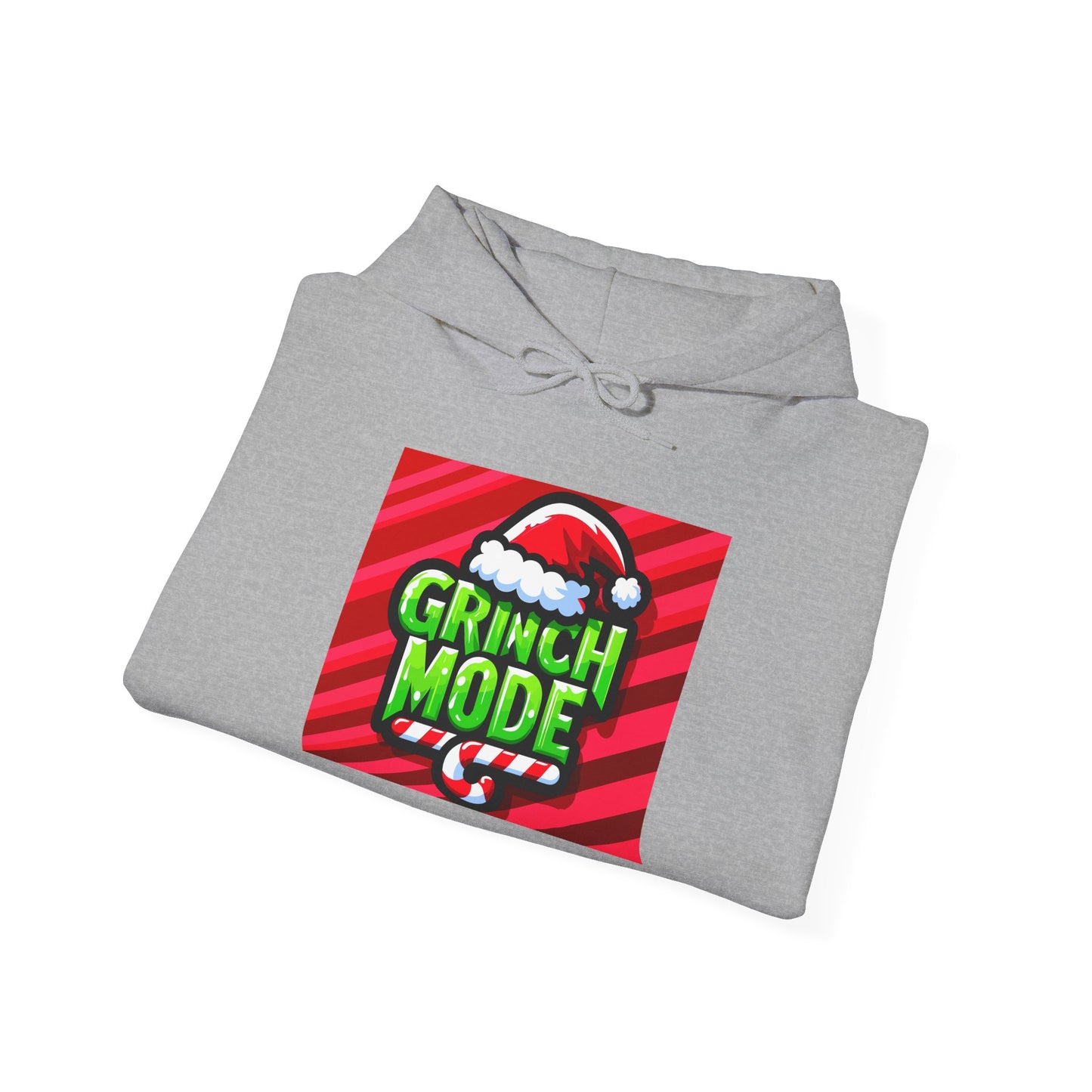Festive Grinch Mode Hoodie - Cozy Holiday Apparel, Christmas Gift, Unisex Sweatshirt, Fun Winter Wear, Gift for Grinch Lovers - Riff Raff Wear
