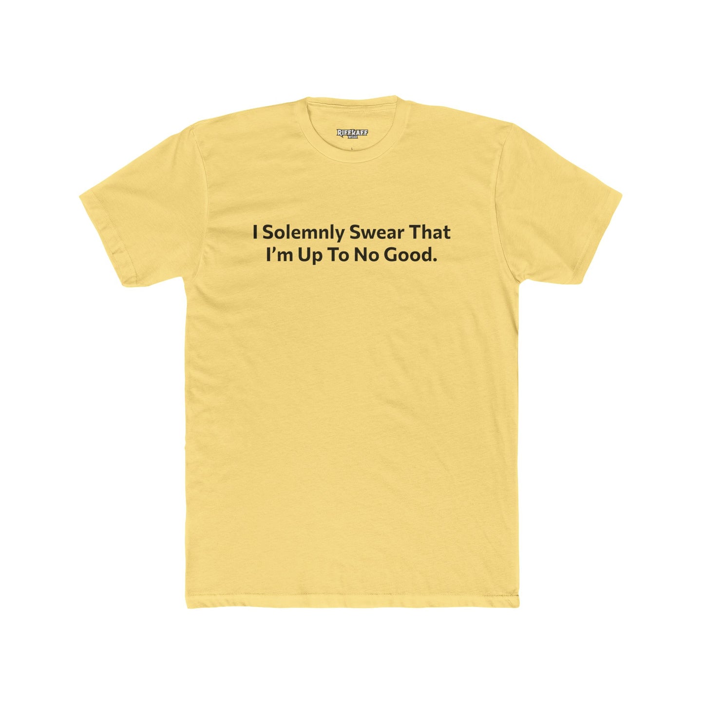 Unisex Cotton Crew Tee - 'I Solemnly Swear That I'm Up To No Good' Shirt - Riff Raff Wear