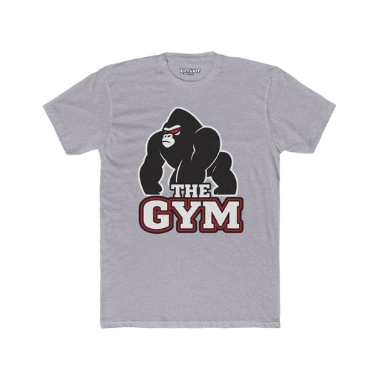 Gym Gorilla Unisex Cotton Crew Tee - Fitness Motivational T-Shirt - Riff Raff Wear