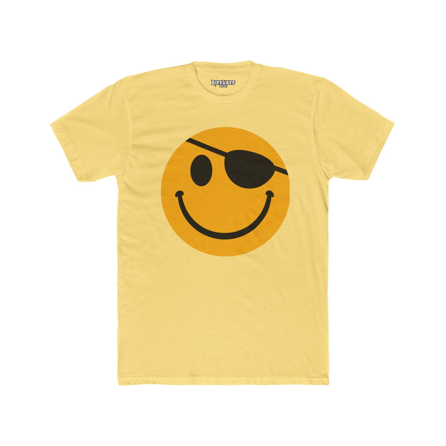 Pirate Smile Unisex Cotton Crew Tee - Fun and Playful Graphic T-Shirt - Riff Raff Wear