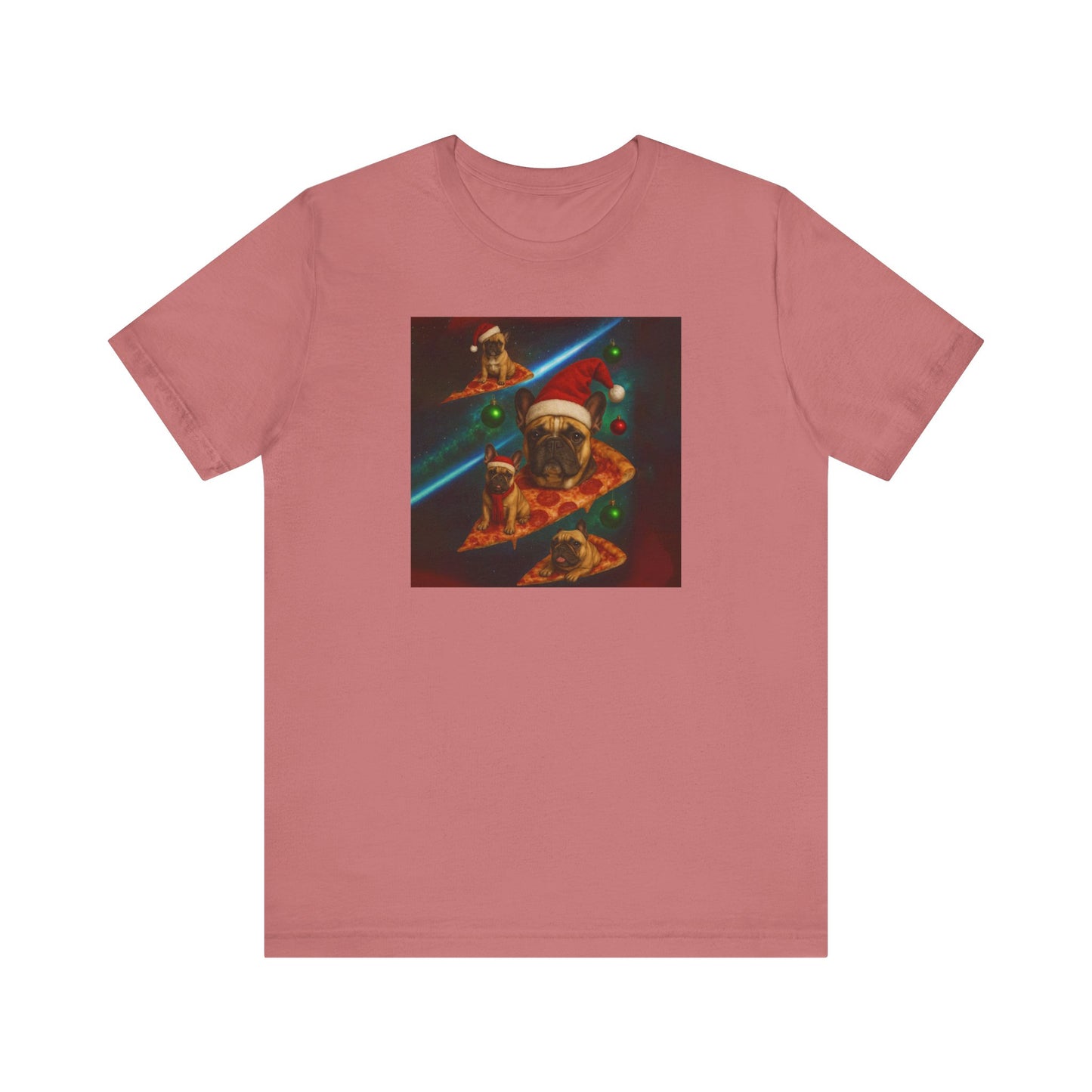 Festive Pet-Themed Short Sleeve Tee, Christmas Gift, Dog Lover Shirt, Holiday Humor T-Shirt, Fun Seasonal Fashion - Riff Raff Wear