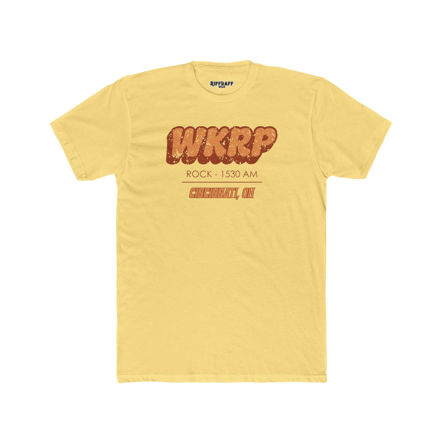 WKRP - Unisex Cotton Crew Tee Riff Raff Wear