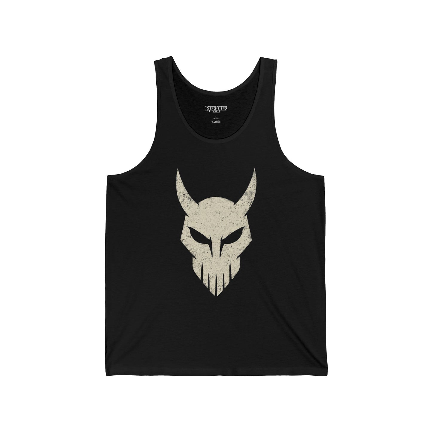 Unisex Jersey Tank with Bold Skull Design - Perfect for Casual Wear & Festivals - Riff Raff Wear
