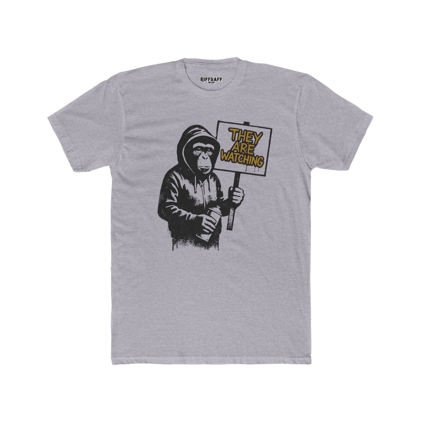 They Are Watching Unisex Cotton Crew Tee -  Riff Raff Wear