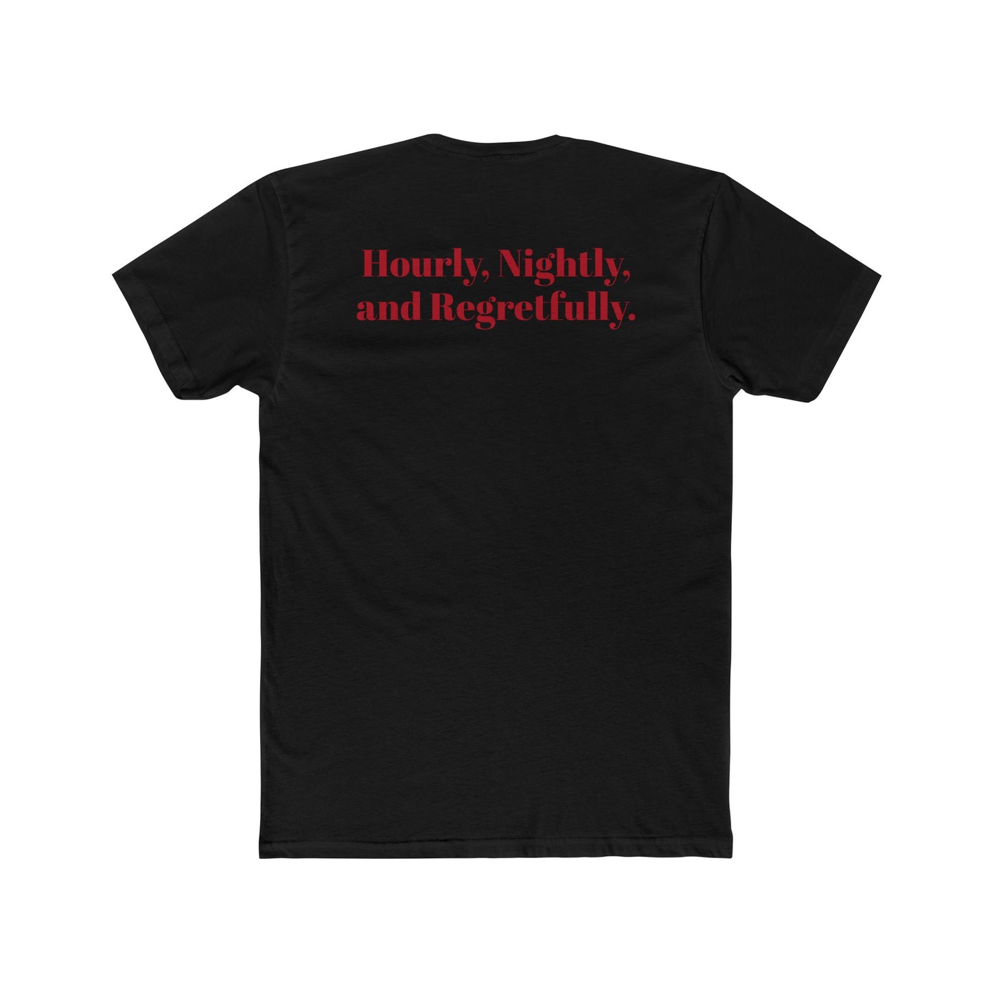 Vintage Starlight Motor Unisex Cotton Crew Tee - Hourly, Nightly, and Regretfully - Riff Raff Underground