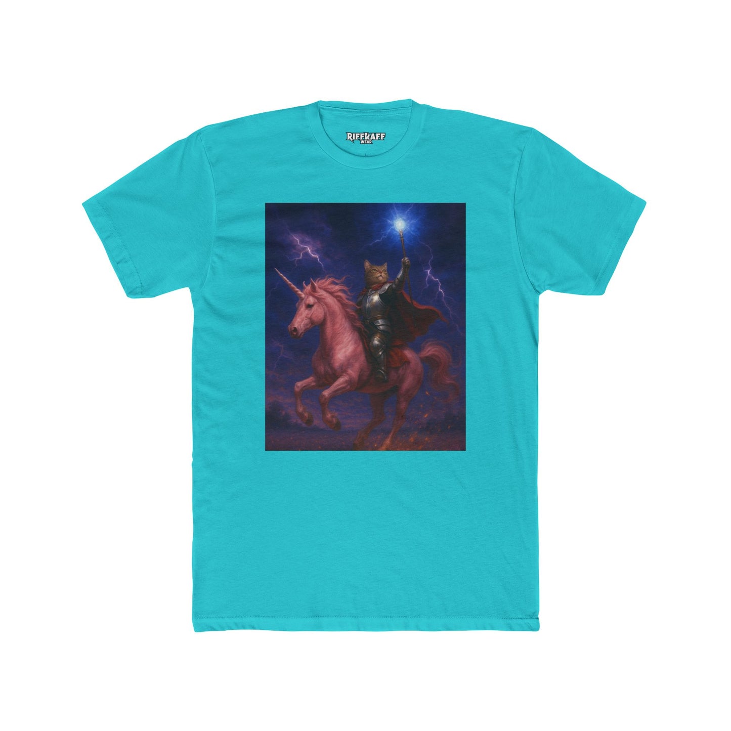 Epic Unicorn Warrior Unisex Cotton Crew Tee – Fantasy Tee for Animal Lovers - Riff Raff Wear