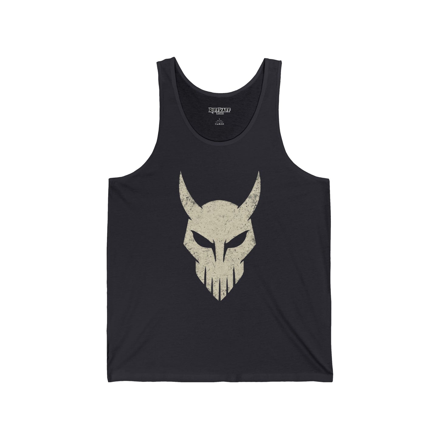 Unisex Jersey Tank with Bold Skull Design - Perfect for Casual Wear & Festivals - Riff Raff Wear