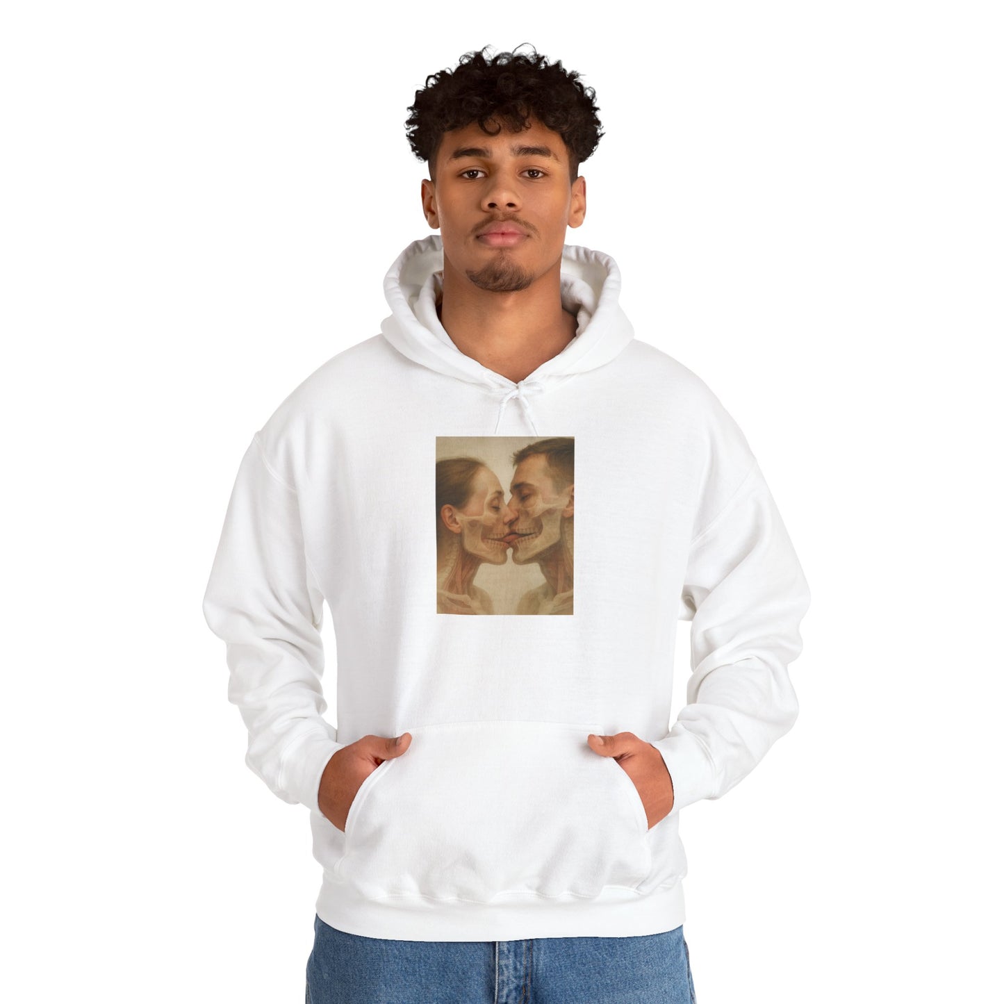 Romantic Art Hooded Sweatshirt - Unisex Heavy Blend™, Perfect for Couples - Riff Raff Wear