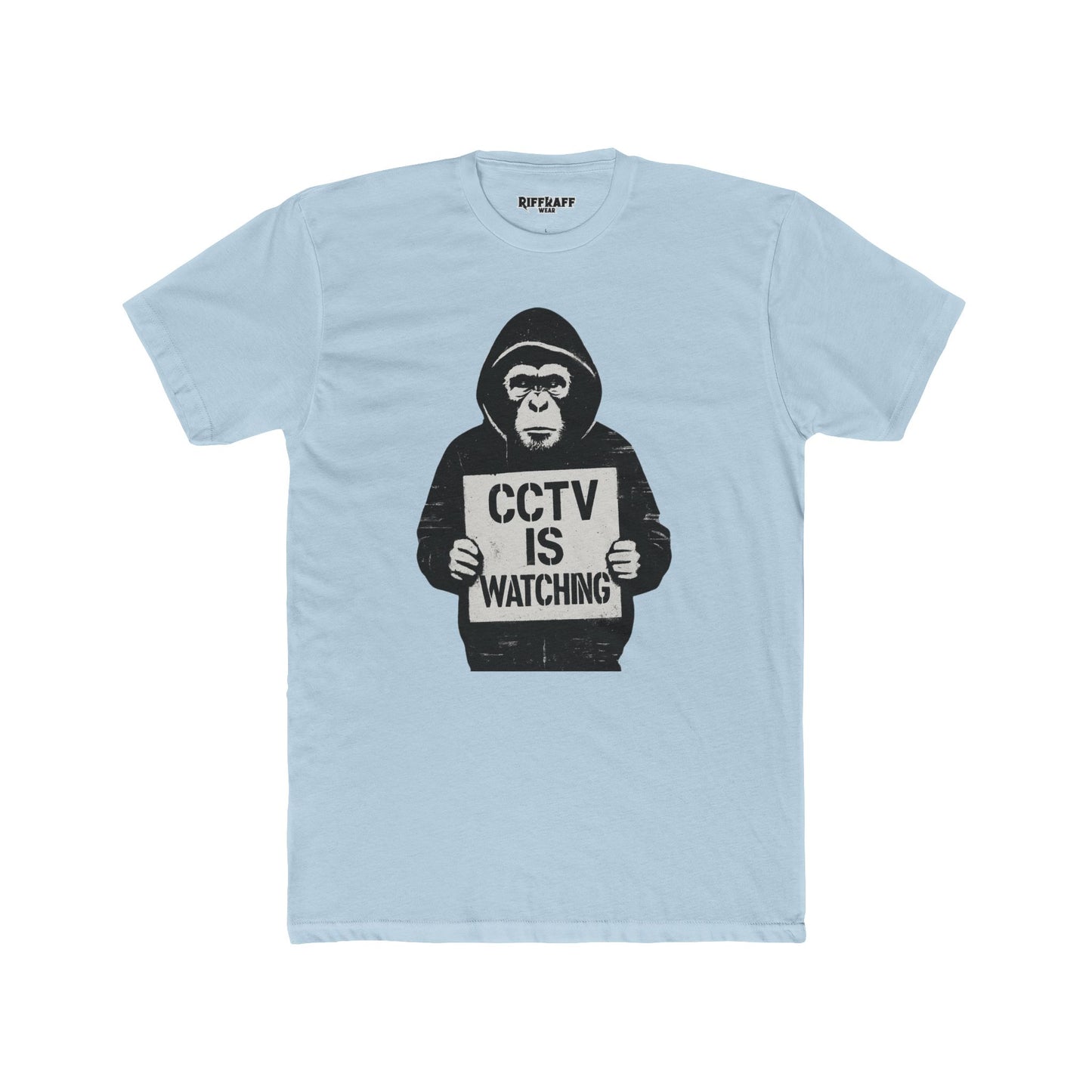 CCTV is Watching APE Unisex Crew Tee Casual Wear - Riff Raff Wear