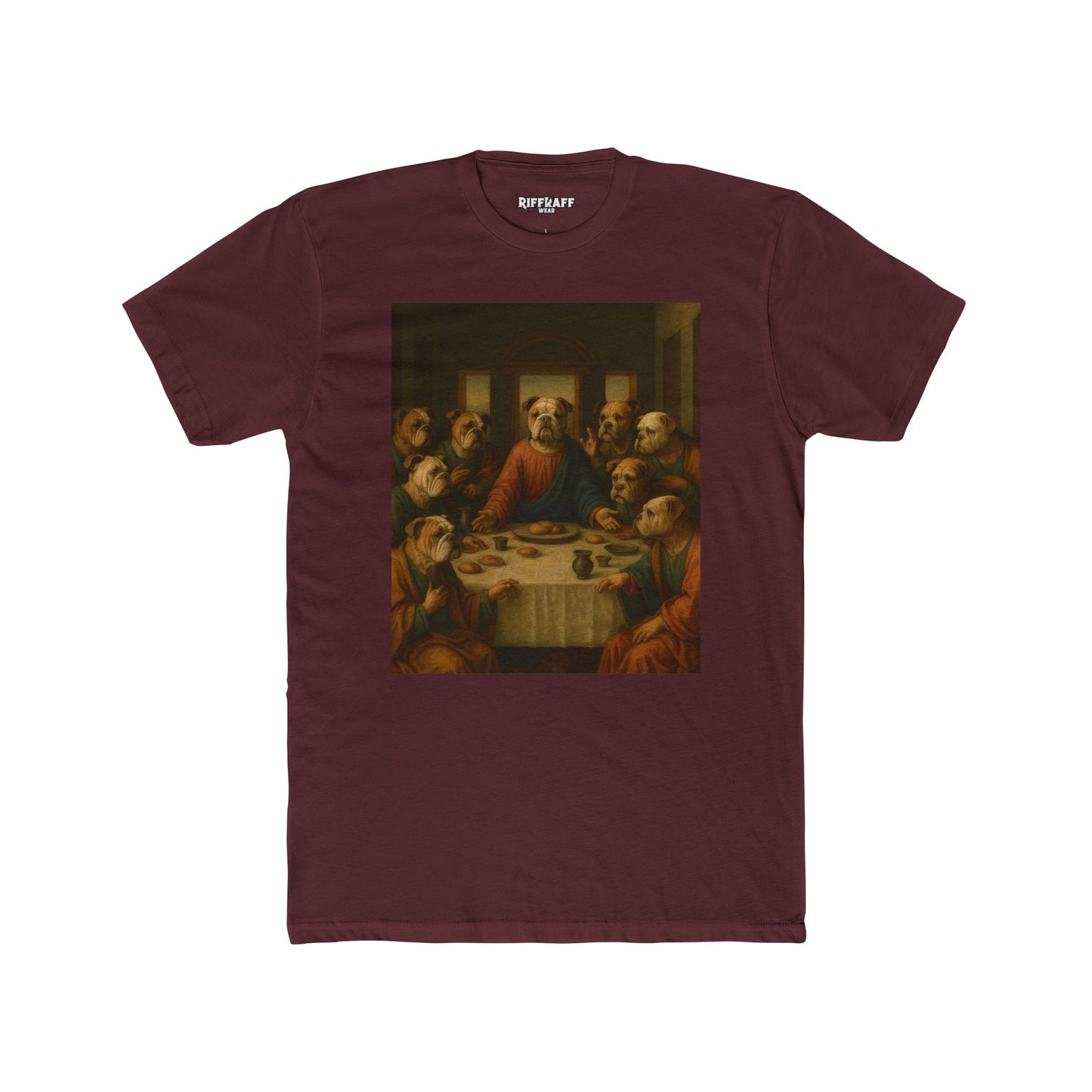 The Last Supper Unisex Cotton Crew Tee - Artistic Heritage Shirt - Riff Raff Wear