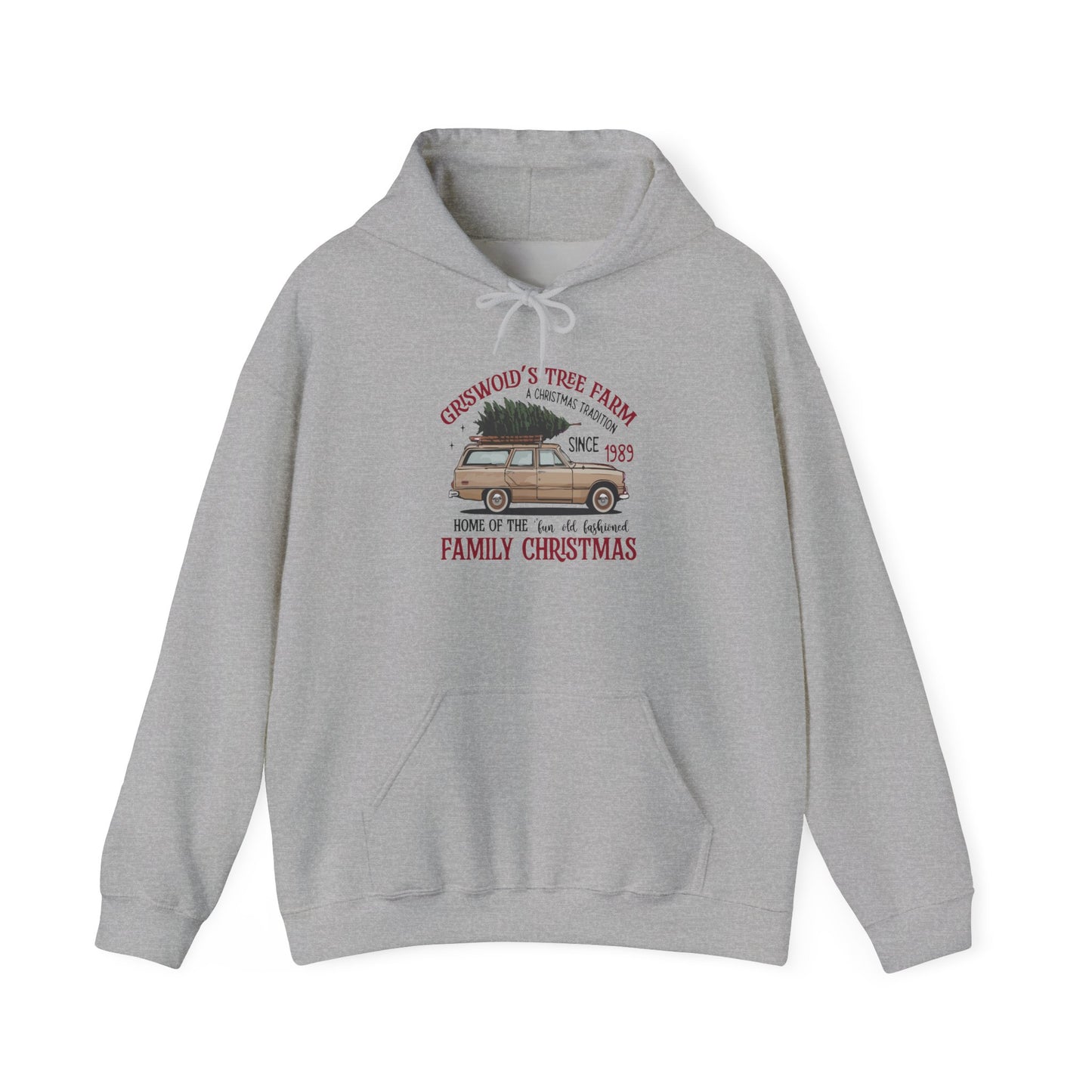 Family Christmas Vintage Hoodie, Unisex Heavy Blend Sweatshirt, Cozy Holiday Apparel, Perfect Winter Gift - Riff Raff Wear