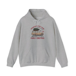 Family Christmas Vintage Hoodie, Unisex Heavy Blend Sweatshirt, Cozy Holiday Apparel, Perfect Winter Gift - Riff Raff Wear