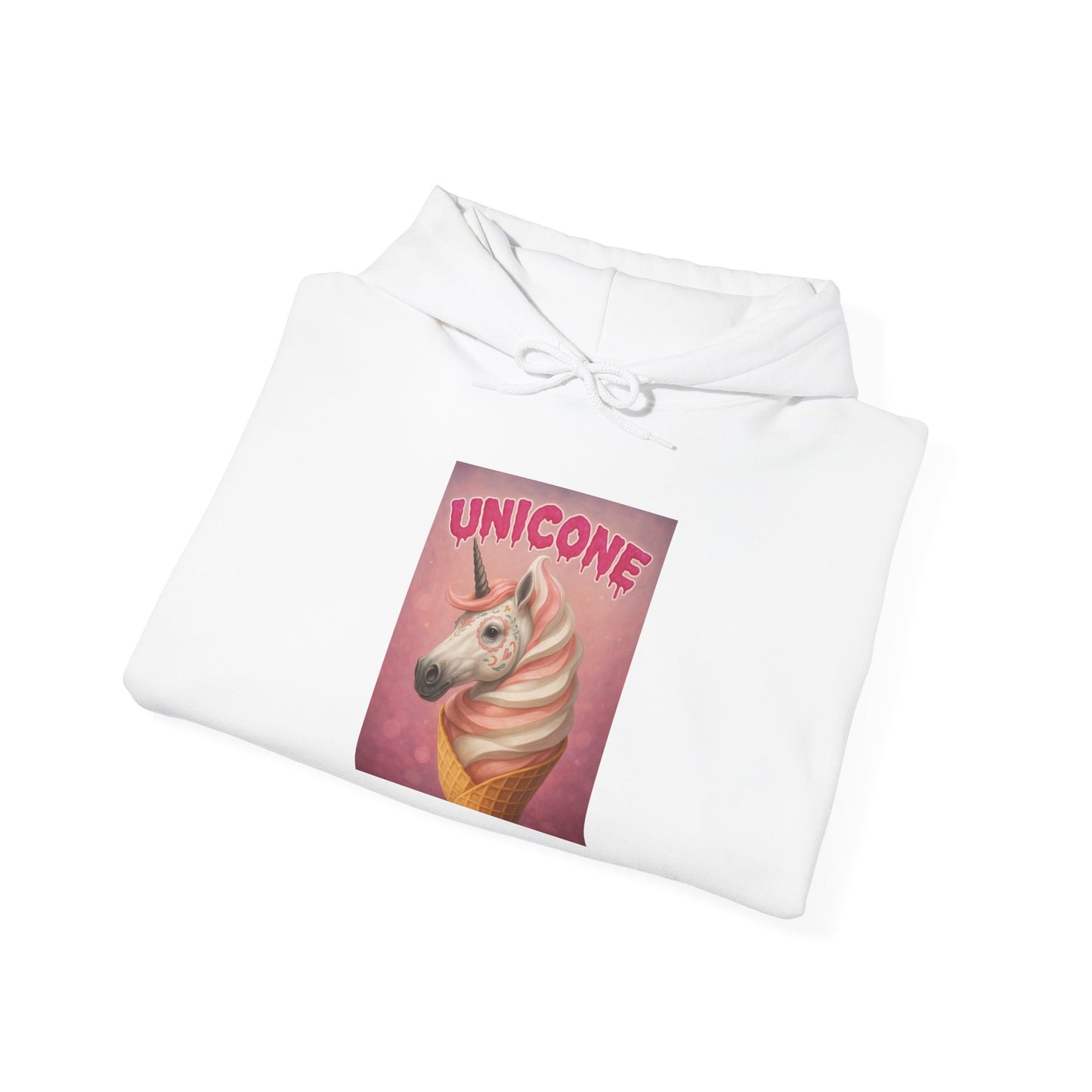 Whimsical Unicorn Heavy Blend Hoodie for Cozy Moments - Riff Raff Wear
