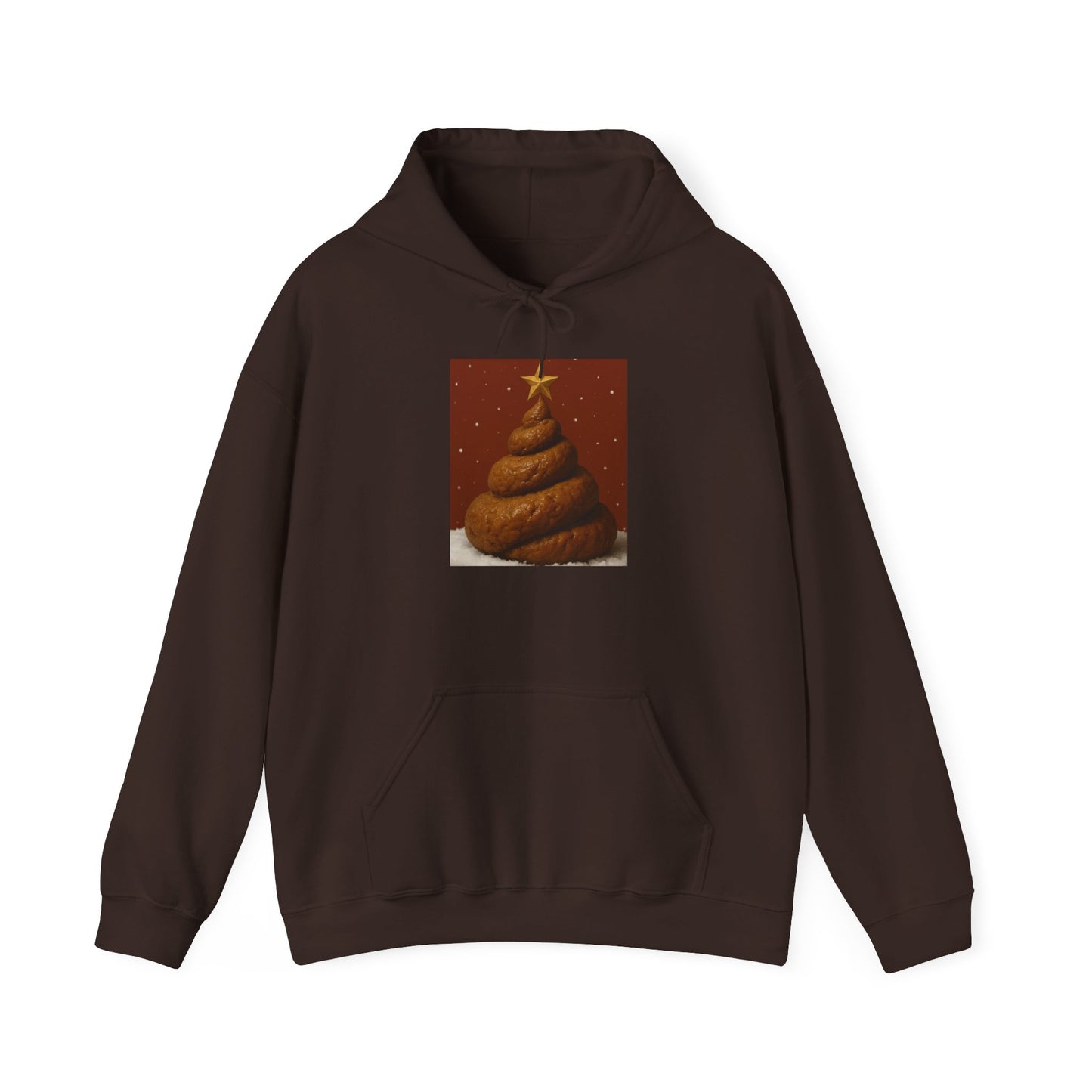 Funny Christmas Poop Tree Hoodie, Unisex Sweatshirt, Holiday Gift, Winter Fashion, Novelty Wear, Humorous Apparel - Riff Raff Wear
