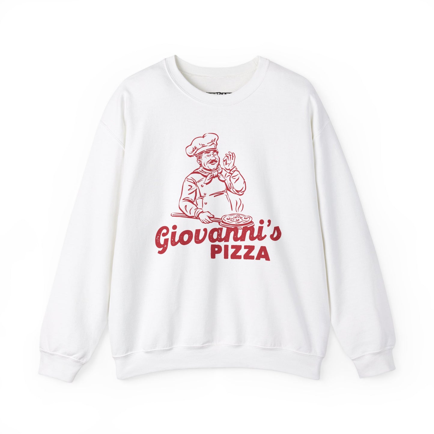 Giovanni's Pizza Unisex Crewneck Sweatshirt - Perfect for Pizza Lovers - Riff Raff Wear