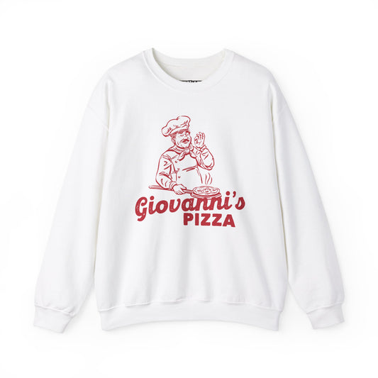 Giovanni's Pizza Unisex Crewneck Sweatshirt - Perfect for Pizza Lovers - Riff Raff Wear