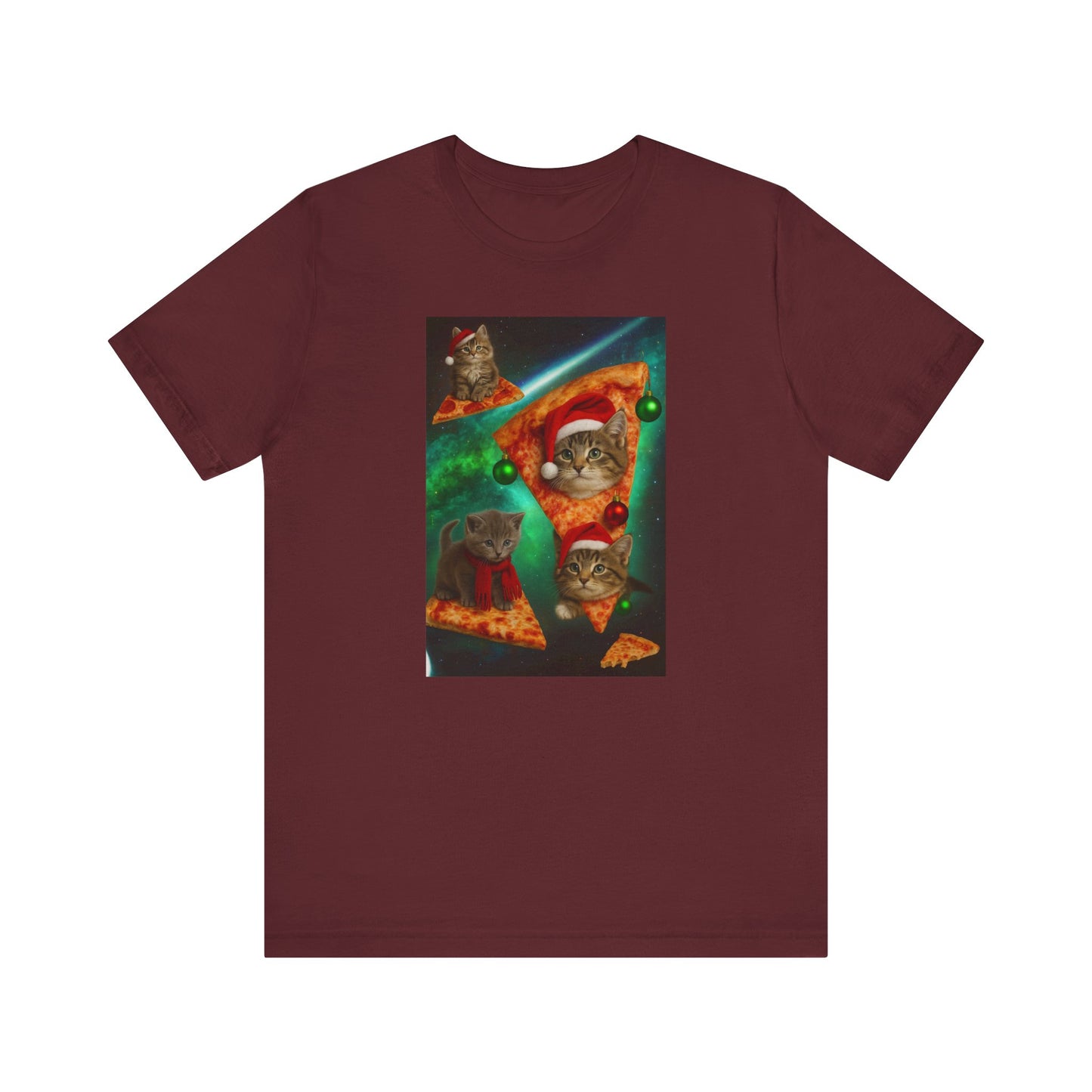 Pizza Cat Unisex Tee, Funny Cat T-Shirt, Cat Lover Gift, Cute Pet Apparel, Trendy Pizza Shirt, Cool Cat Design - Riff Raff Wear