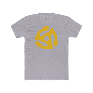 Retro Vinyl Record Unisex Cotton Crew Tee - Music Lover's Apparel - 45 Record Insert - Riff Raff Wear