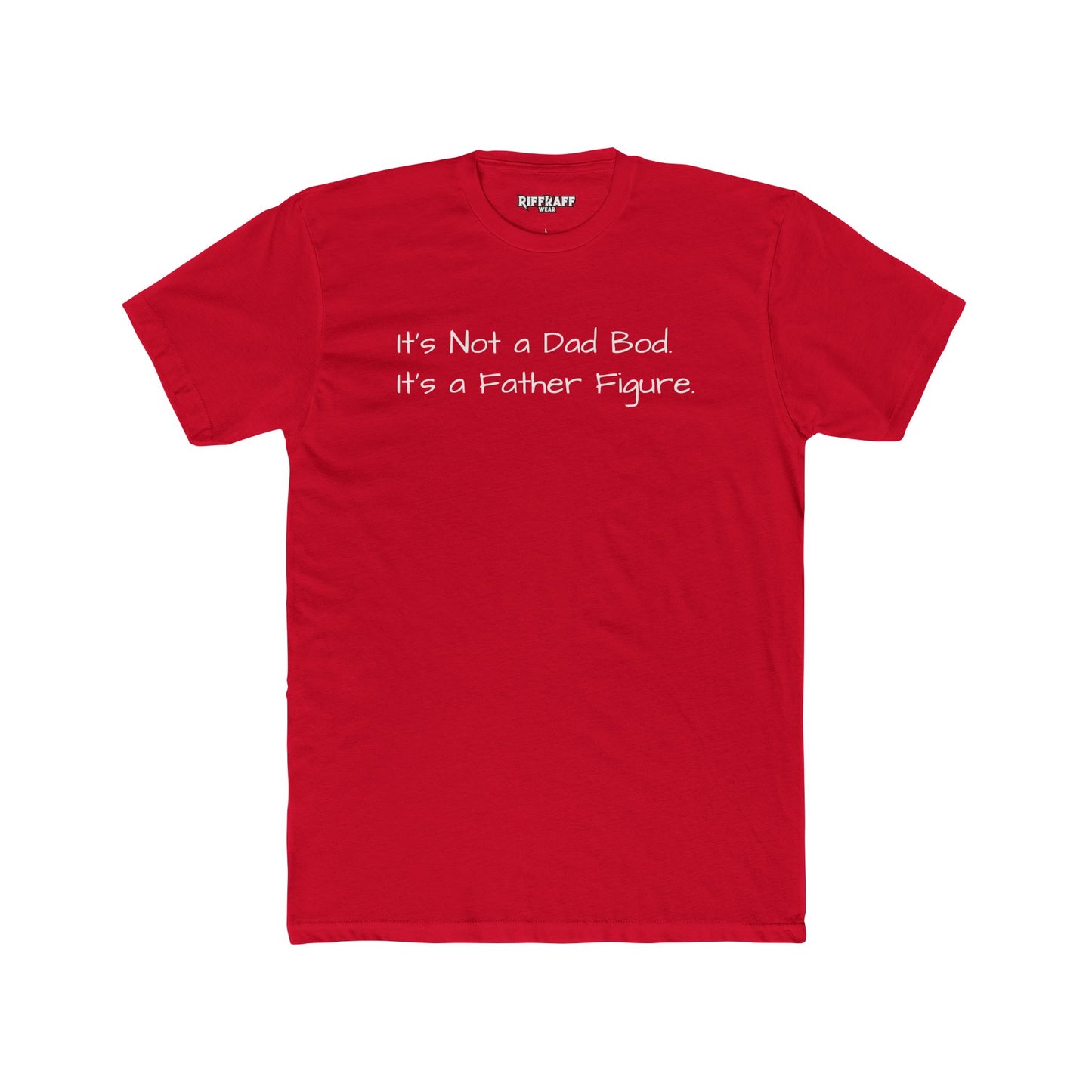 Father Figure Unisex Cotton Crew Tee - Perfect for Father's Day & Everyday Wear - Riff Raff Wear